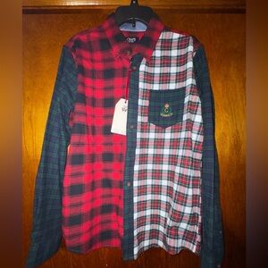 Chaps Men's Multicolor Plaid Button Down Shirt